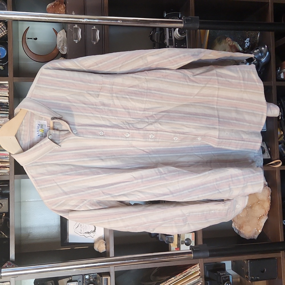 XXL Tan & Pink Flannel